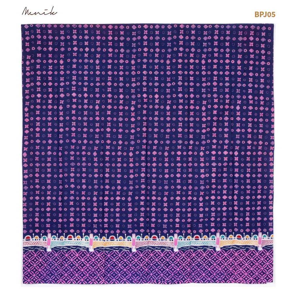 Batik Tangerang Motif Jembatan Berendeng BPJ05 - Menik Batik