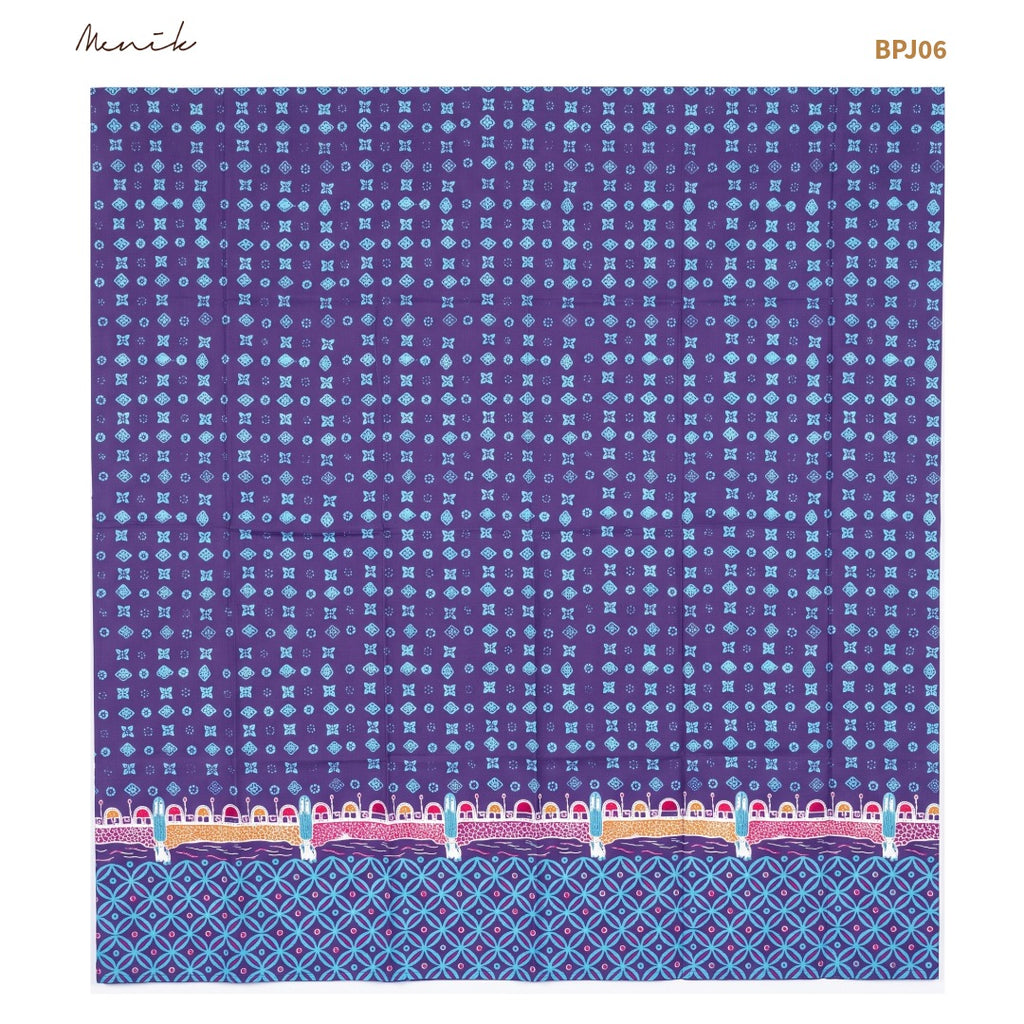 Batik Tangerang Motif Jembatan Berendeng BPJ06 - Menik Batik
