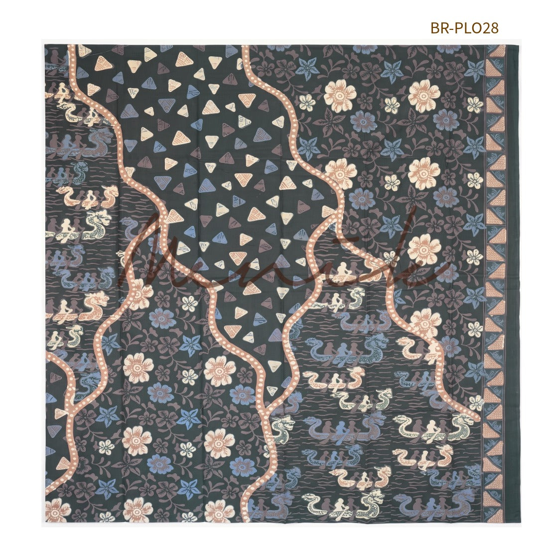 Batik Tangerang Motif Perahu Naga BR-PLO28 - Menik Batik