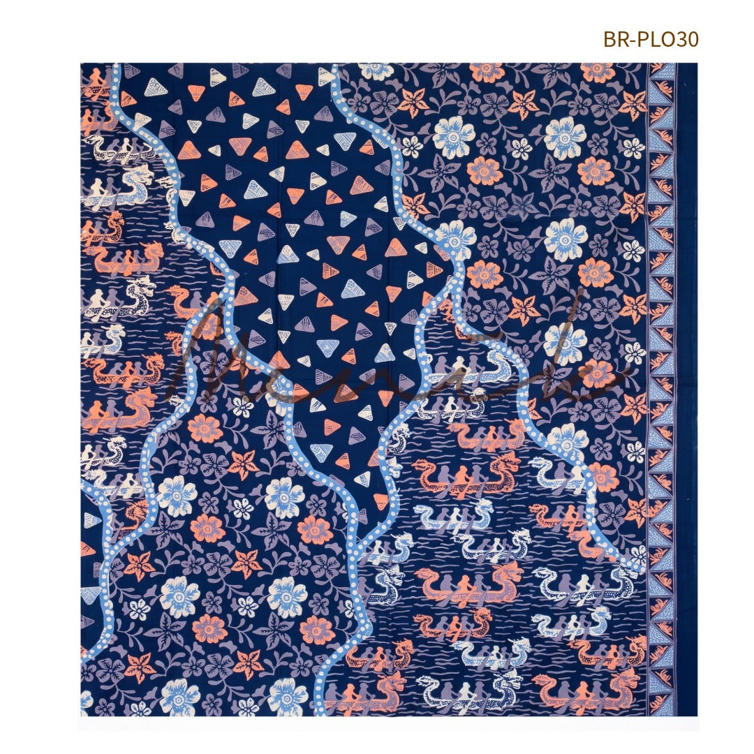 Batik Tangerang Motif Perahu Naga BR-PLO30 - Menik Batik