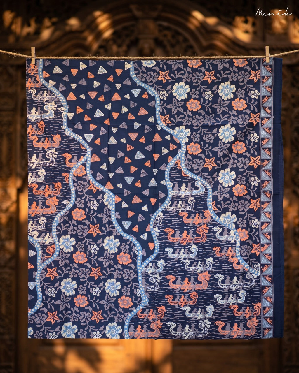 Batik Tangerang Motif Perahu Naga BR-PLO30 - Menik Batik