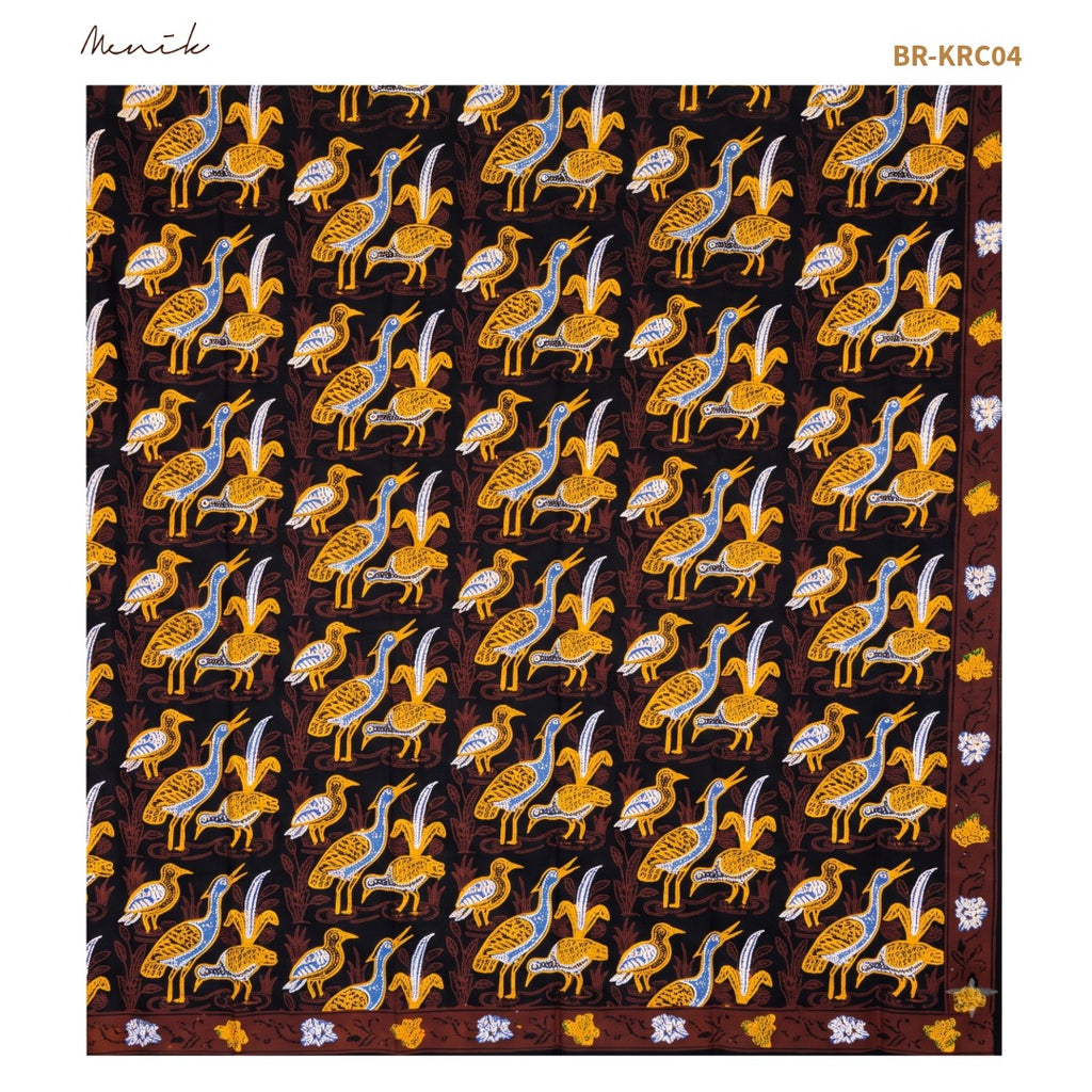 Batik Tangerang Motif Burung Kreo BR-KRC04 - Menik Batik