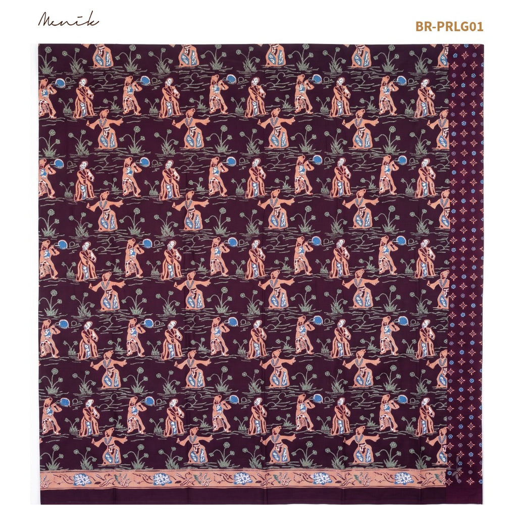 Batik Tangerang Motif Lenggang Cisadane BR-PRLG01 - Menik Batik