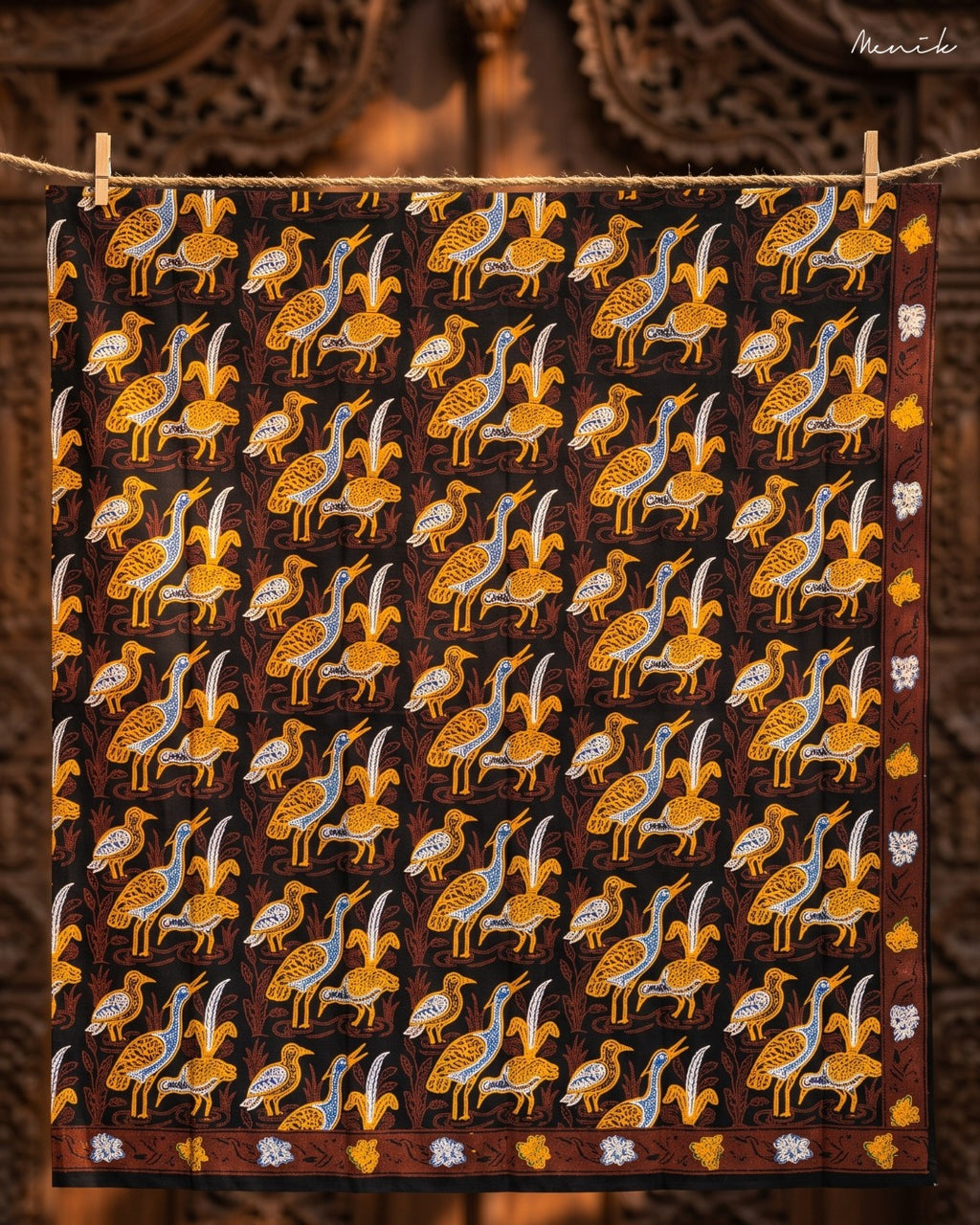 Batik Tangerang Motif Burung Kreo BR-KRC04 - Menik Batik