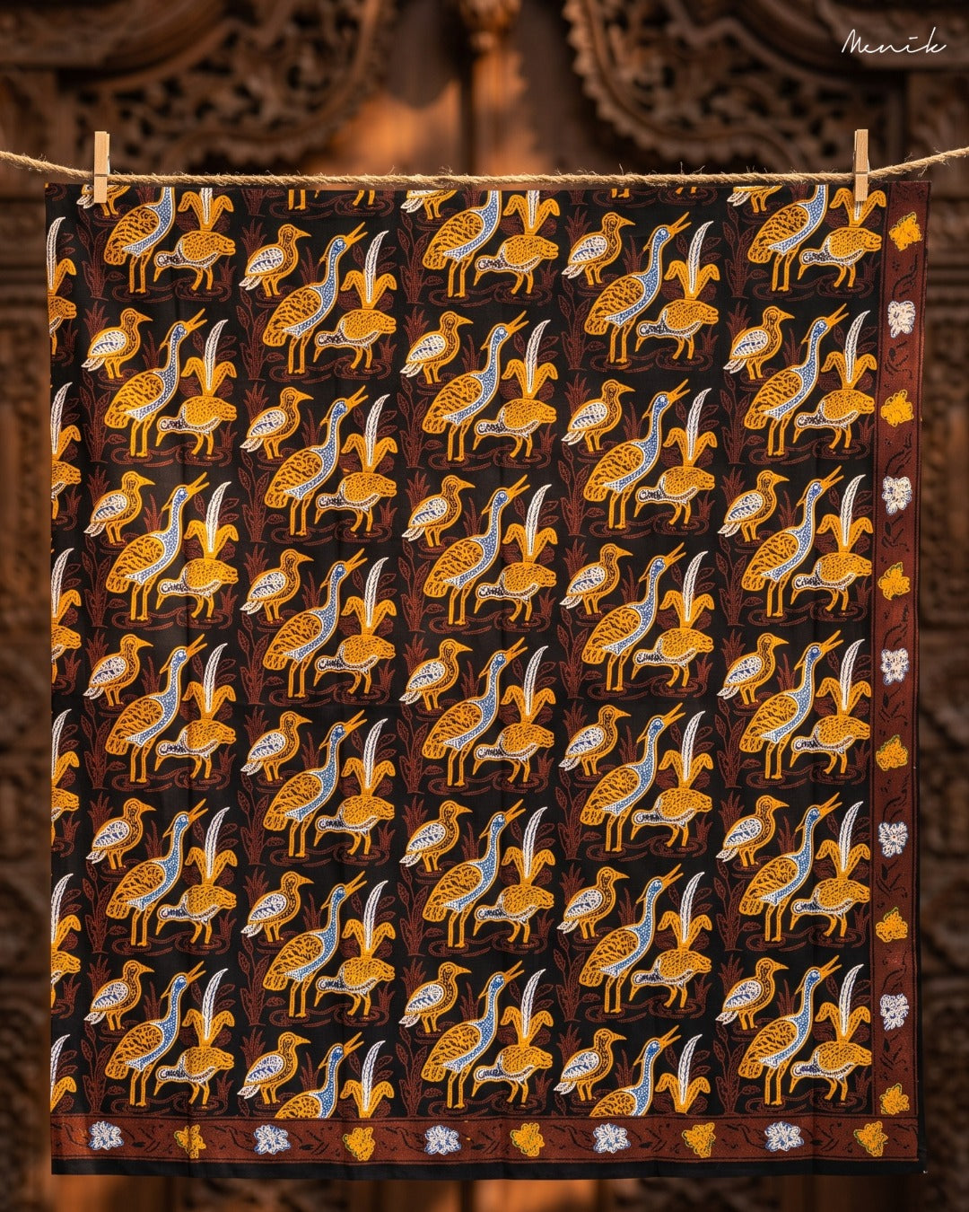 Batik Tangerang Motif Burung Kreo BR-KRC04 - Menik Batik