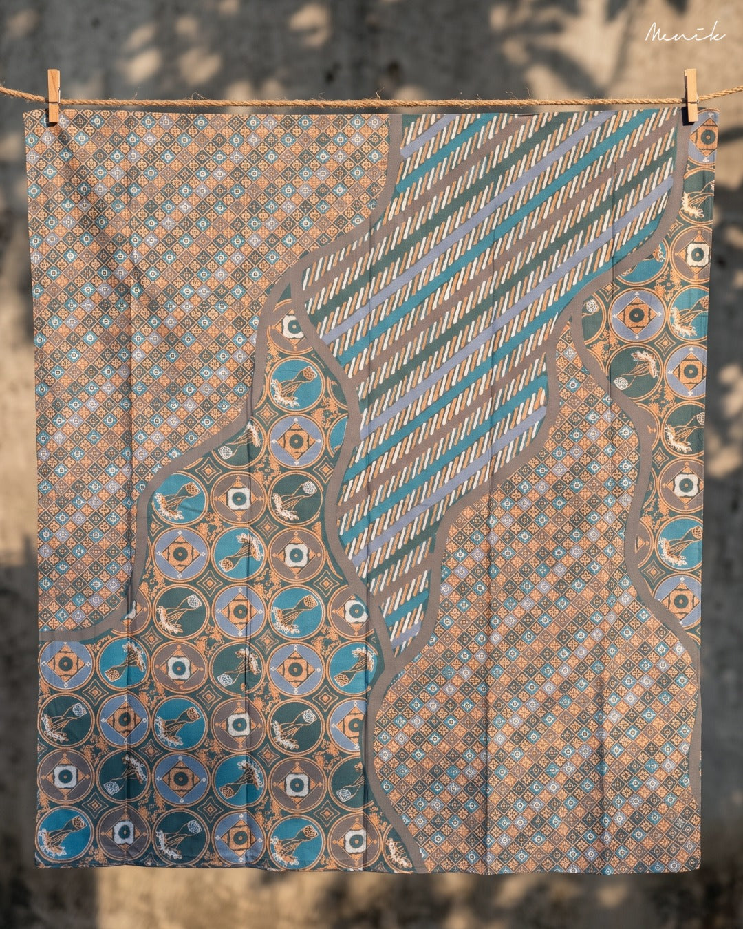 Batik Tangerang Motif Jam Gede Jasa PLJ10 - Menik Batik