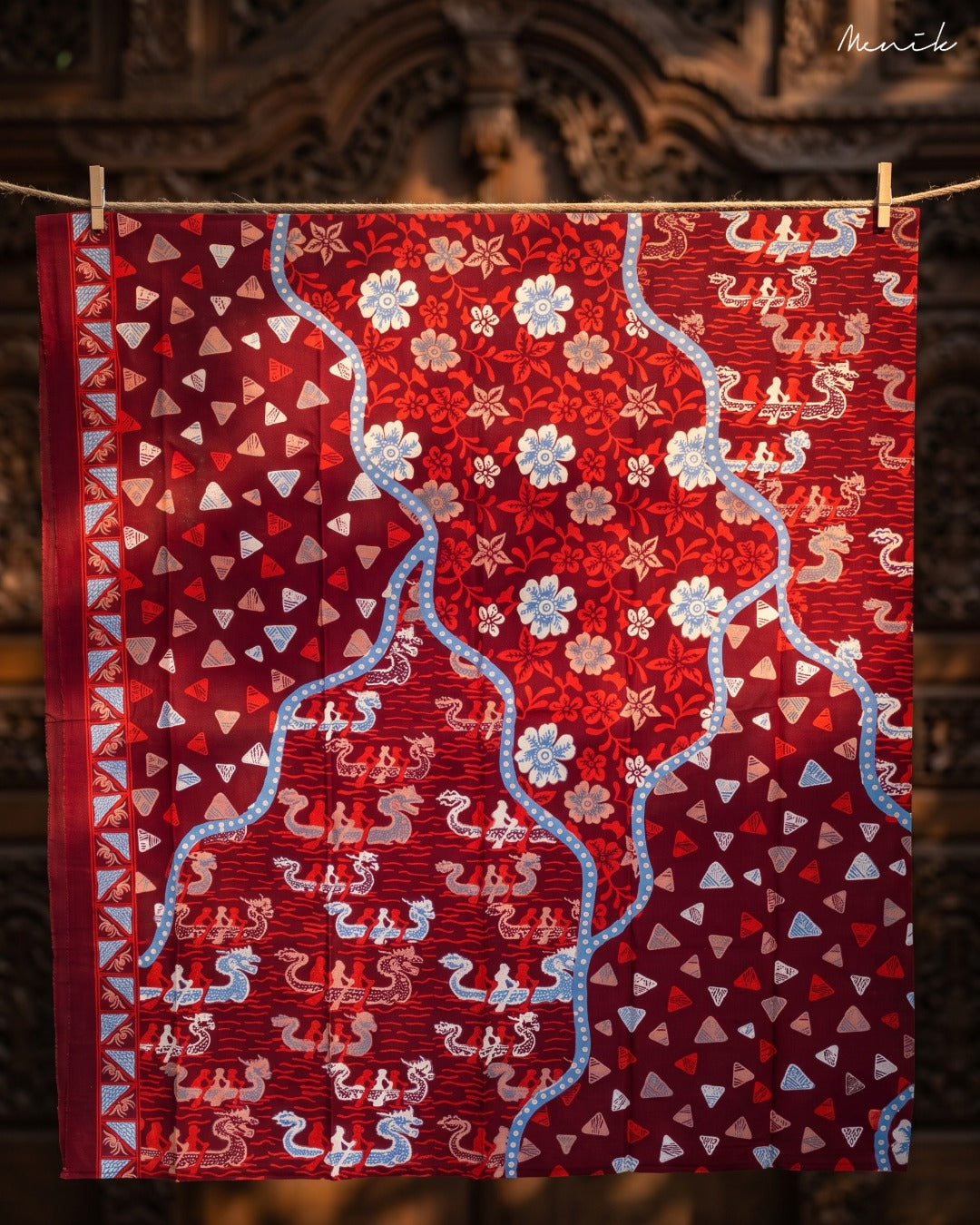 Batik Tangerang Motif Perahu Naga BR-PLO29 - Menik Batik