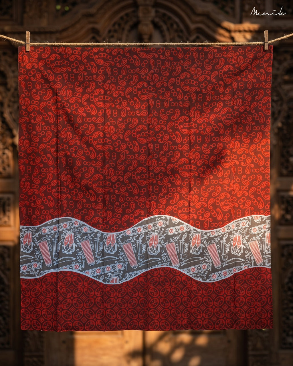 Batik Tangerang Motif Gambang Kromong KJG03 - Menik Batik