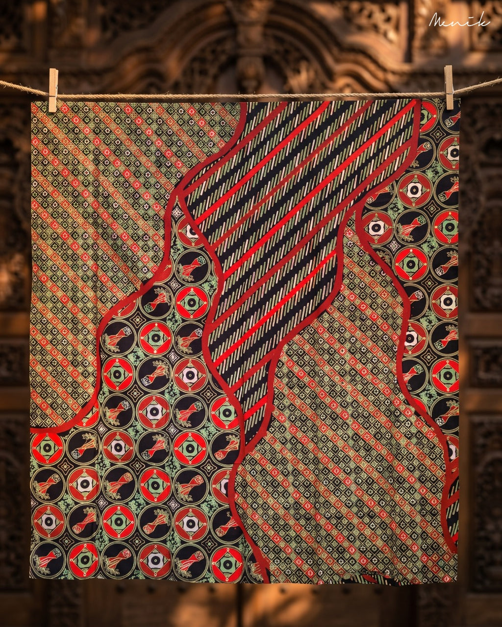 Batik Tangerang Motif Jam Gede Jasa PLJ06 - Menik Batik