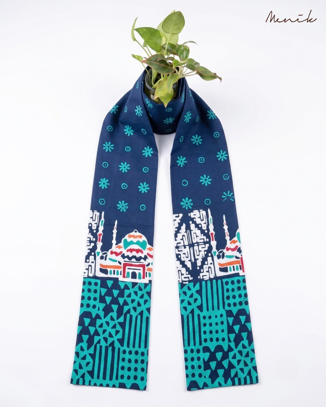 Batik Tangerang Motif Masjid Biru SYL-RD03 - Menik Batik