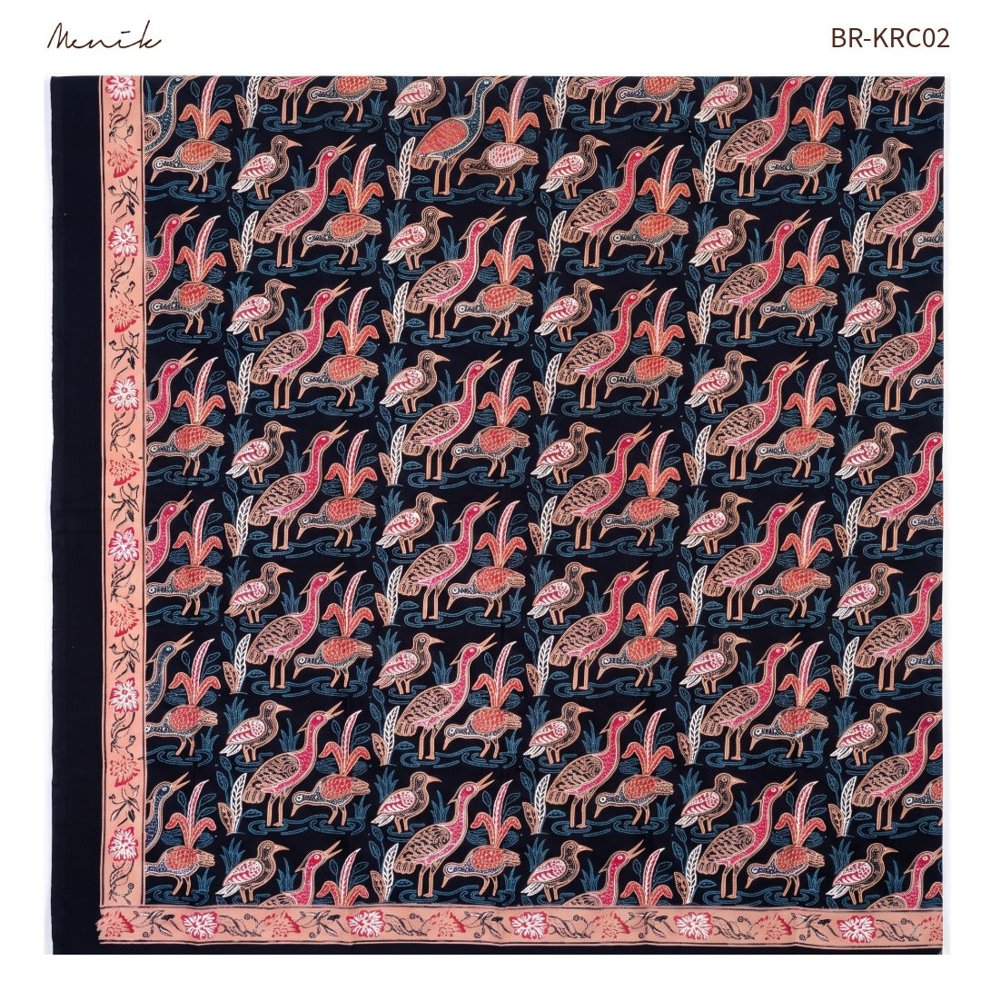 Batik Tangerang Motif Burung Kreo BR-KRC02 - Menik Batik