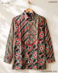 Kemeja Lengan Panjang Batik Tangerang Motif Jam Gede Jasa LS082604 - Menik Batik