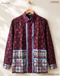 Kemeja Lengan Panjang Batik Tangerang Motif Pintu Sepuluh LS082601 - Menik Batik